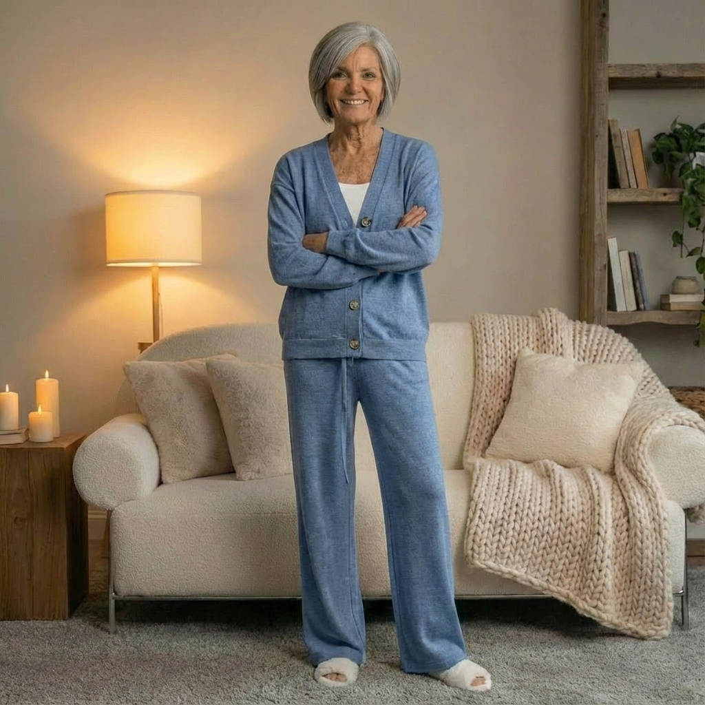 Eliana™ | Button-Knit Lounge Set