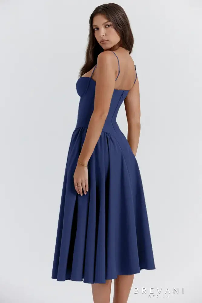 Elle | Midi corset dress
