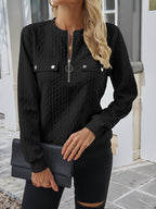 EMMY™ | Zip-Up Sweater with Pockets