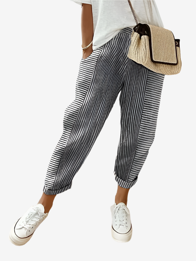 Elle | Striped trousers