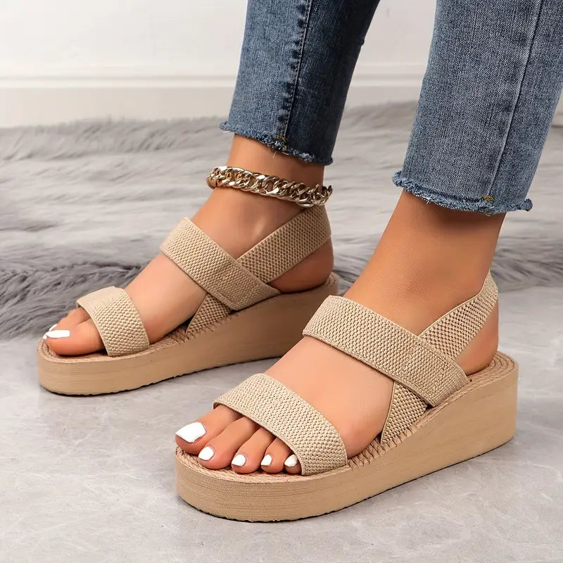 Elle | Flexible wedge sandals