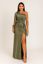 Elle | Satin dress