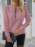 EMMY™ | Zip-Up Sweater with Pockets