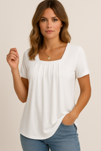 Elle | Pleated blouse