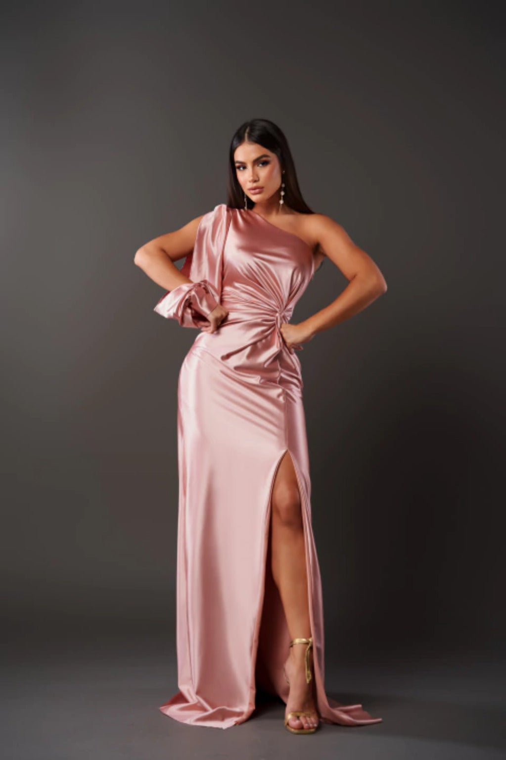Elle | Satin dress