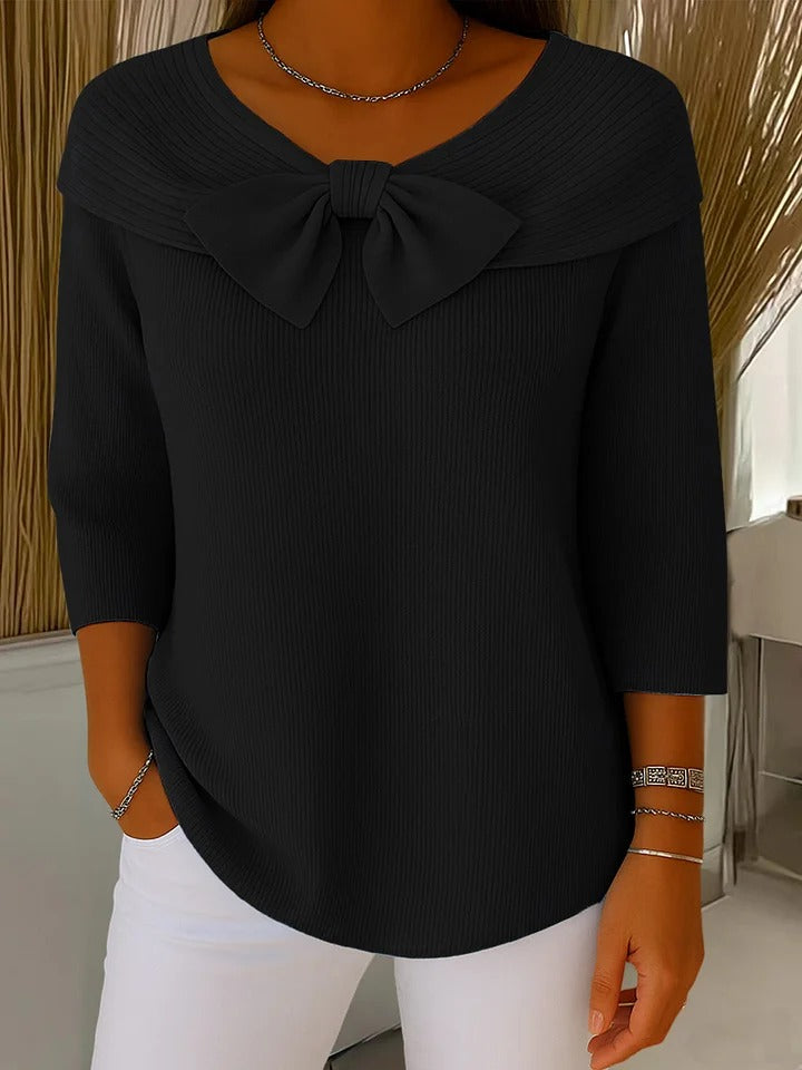 SERENA™ | Classic Bow Sweater