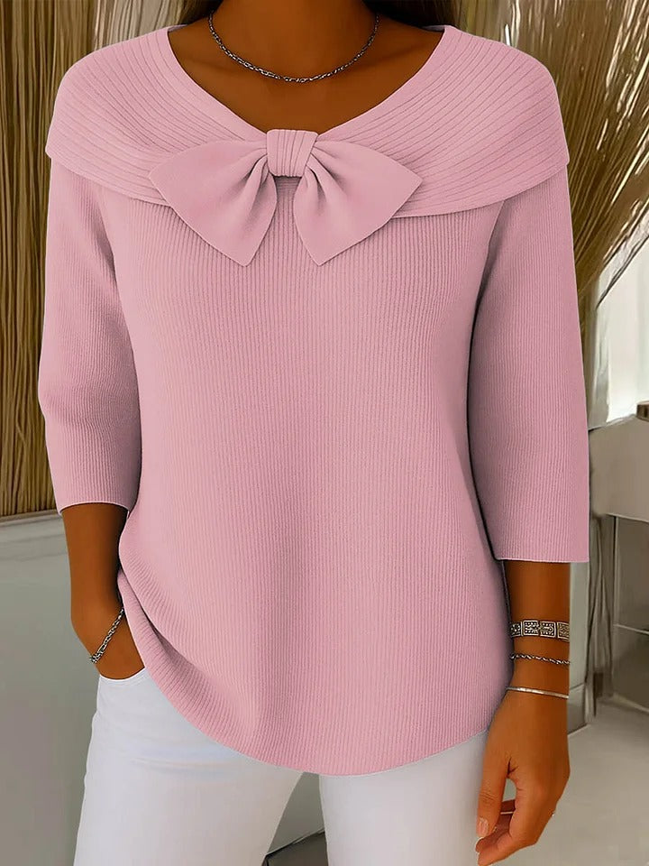 SERENA™ | Classic Bow Sweater