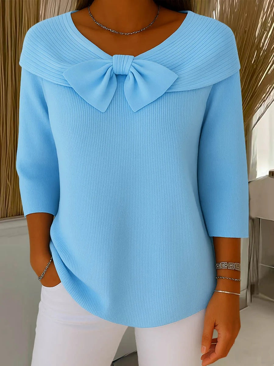 SERENA™ | Classic Bow Sweater
