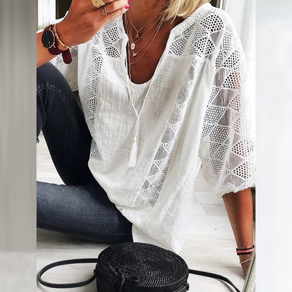 Elle | Crochet blouse