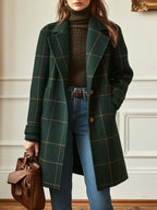 MADELEINE™ | Chic Retro Plaid Coat