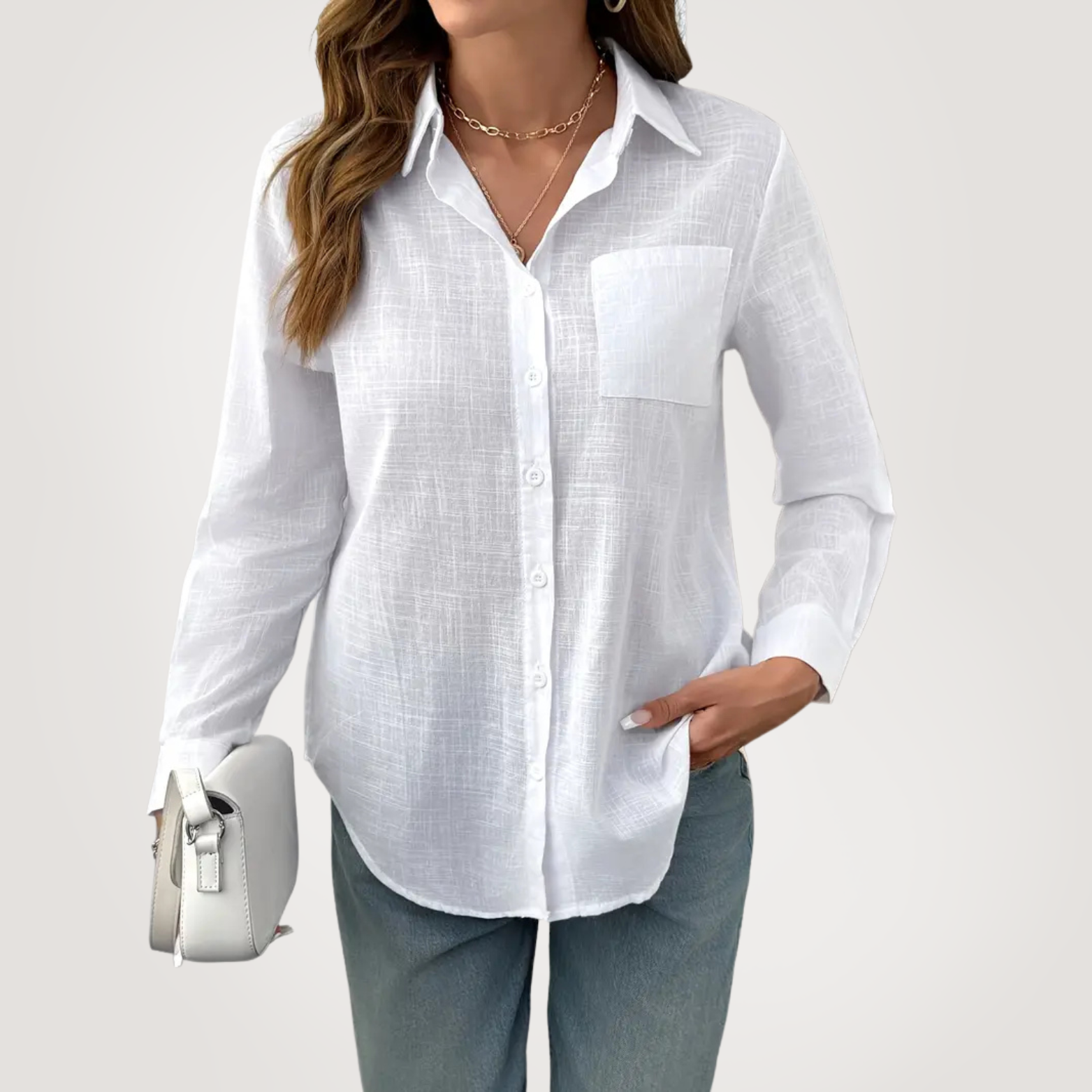 Elle | Light casual linen shirt