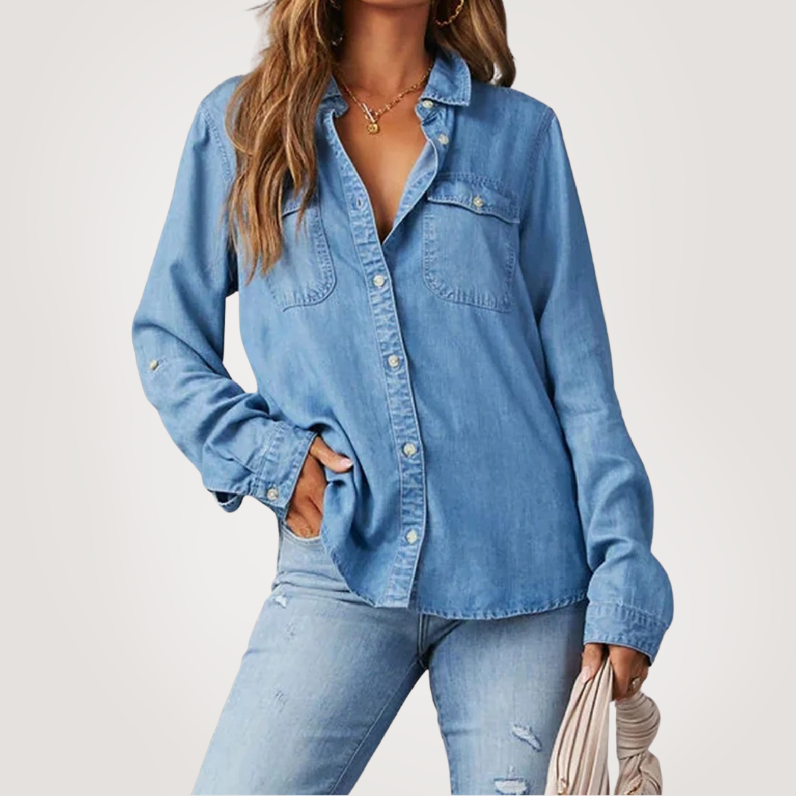 Elle | Denim shirt