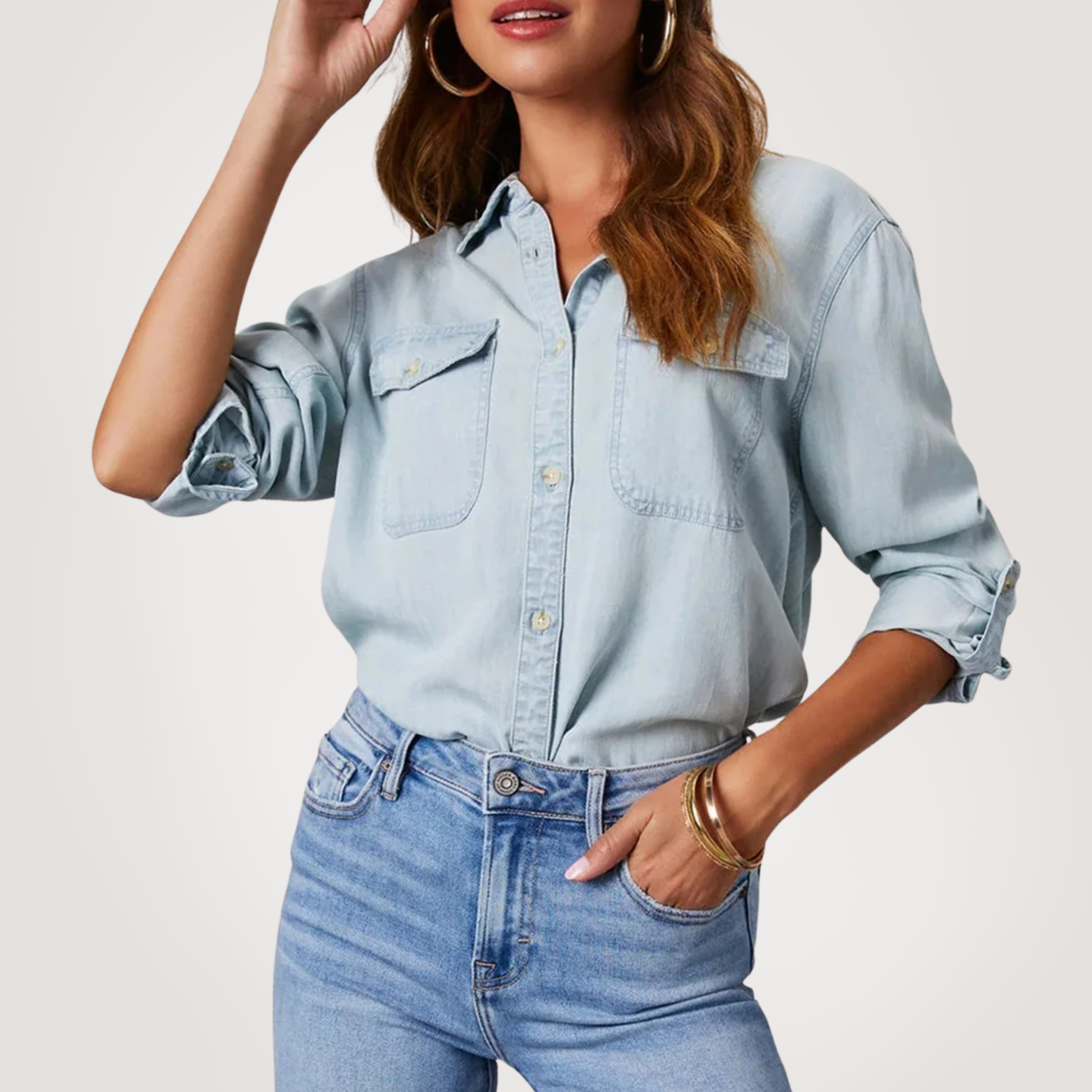 Elle | Denim shirt