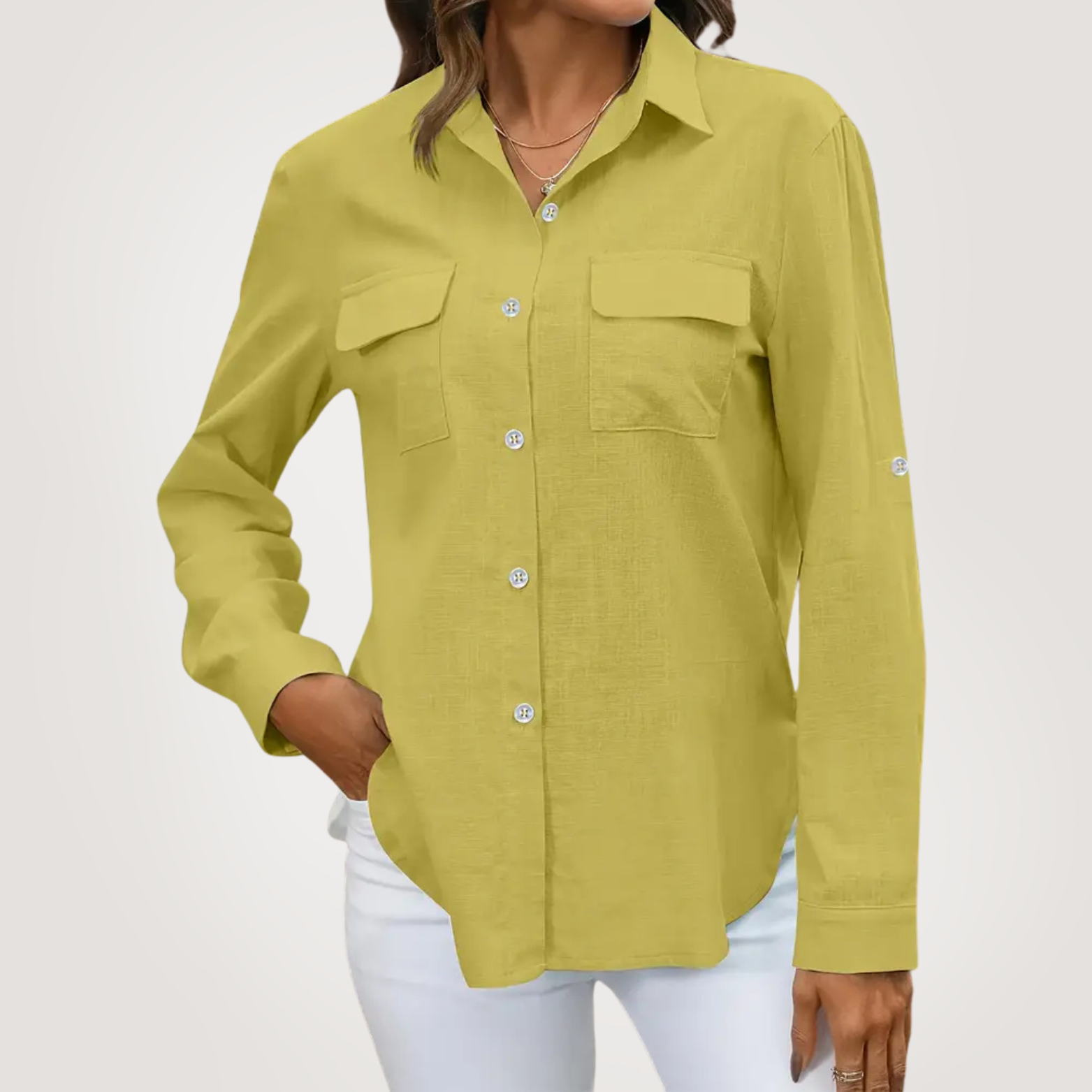 Elle | Everyday cotton linen shirt