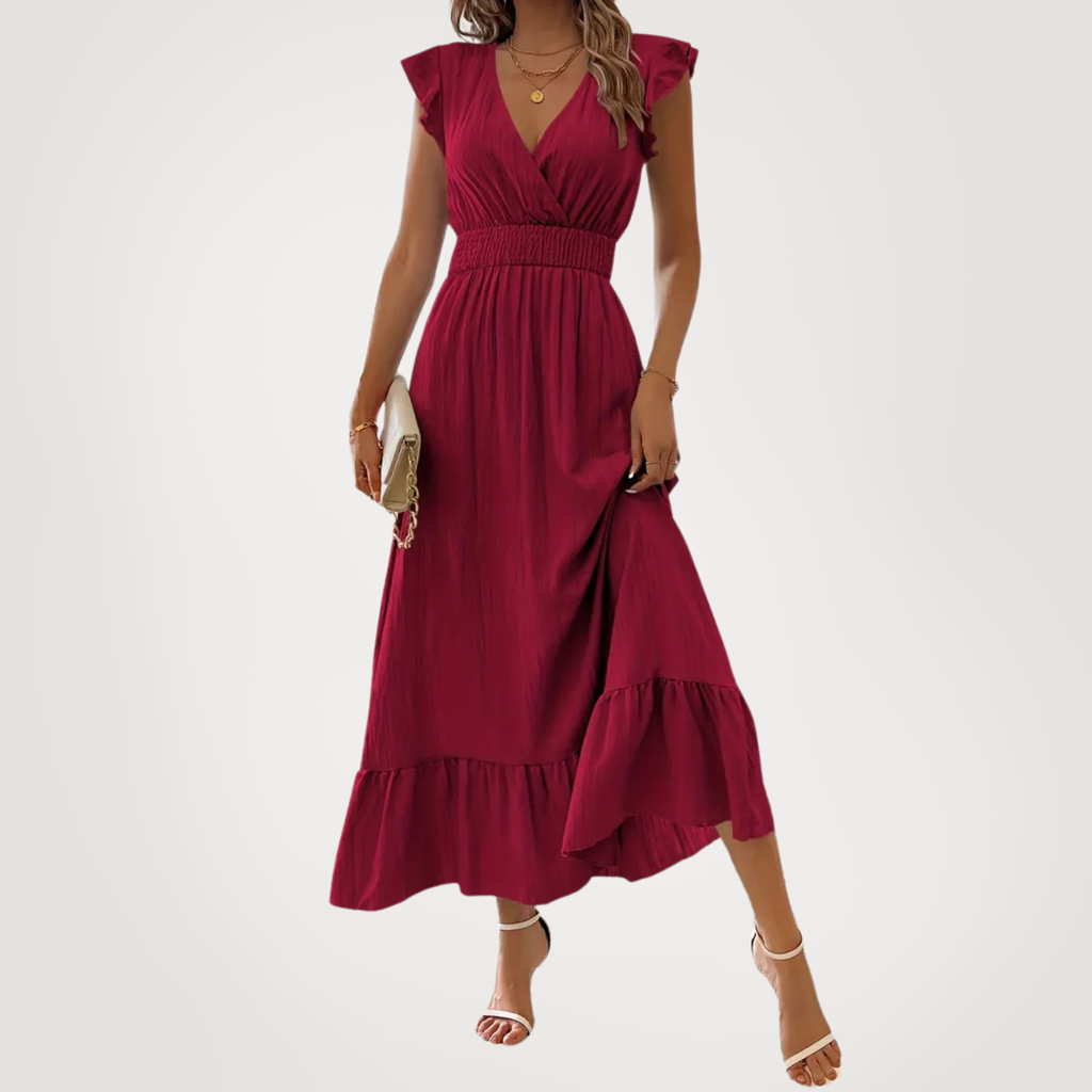 Elle | Elegant flowing midi dress