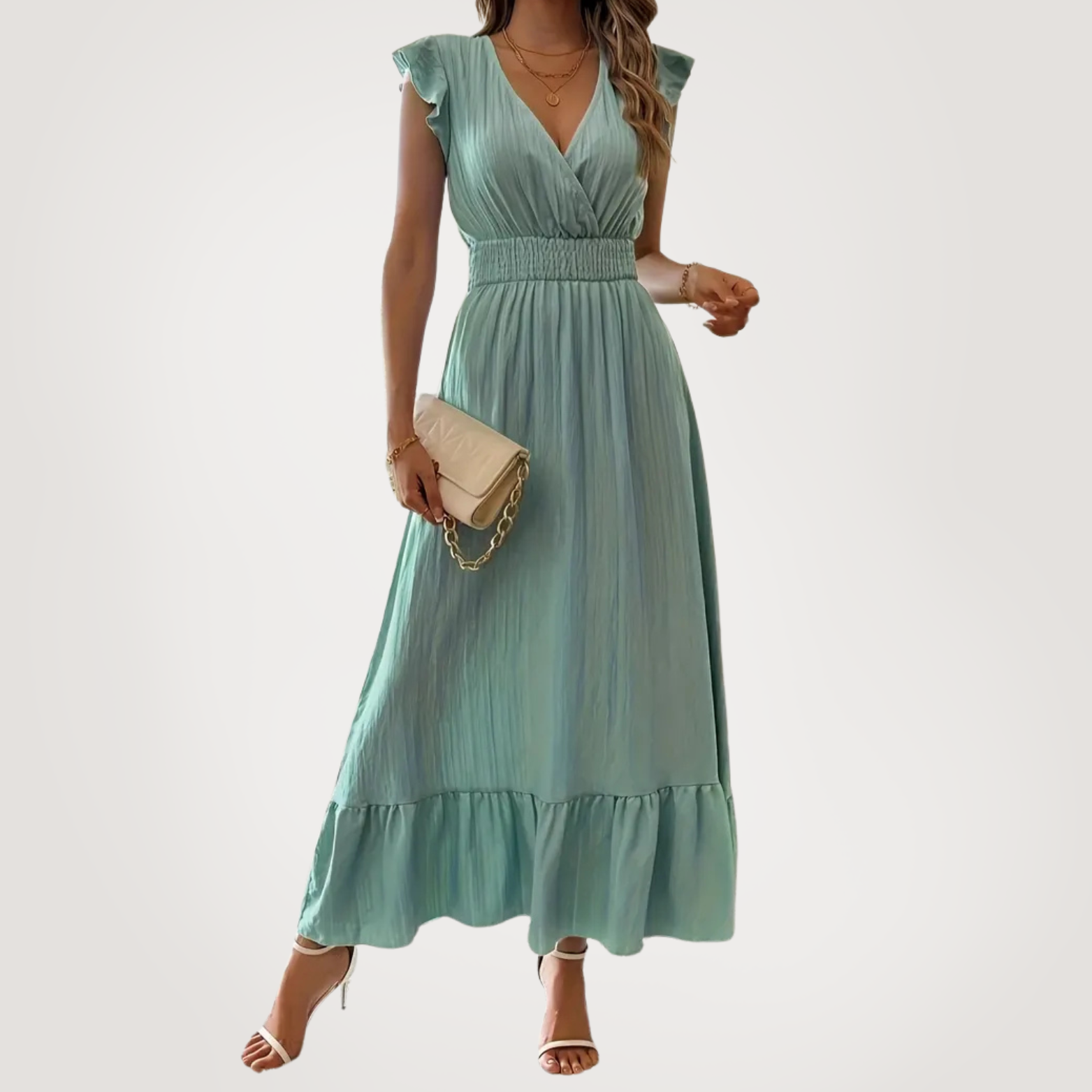 Elle | Elegant flowing midi dress